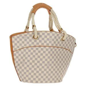 LOUIS VUITTON Damier Azur Pombronn PM Shoulder Bag N48057 LV Auth 140201V